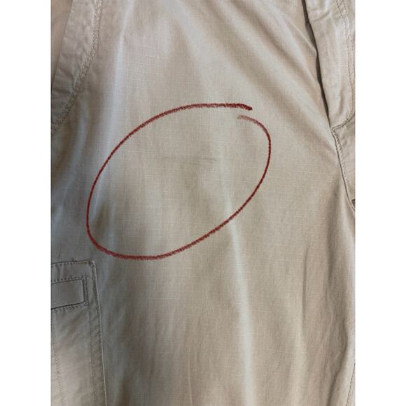 Eddie Bauer Women’s Size 14 Pants Slightly curvy crop Tan Khaki Outdoor Hiking - Picture 5 of 12